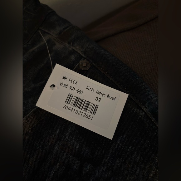 Valabasas Dirty Indigo Waxed Jeans – Size 32 – New With Tags - Picture 7 of 11